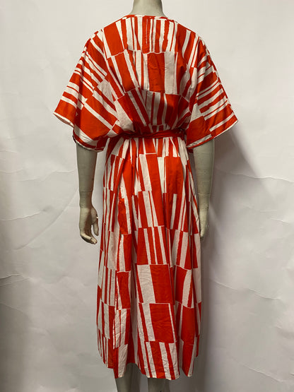 Jigsaw Red and White Kaftan Small