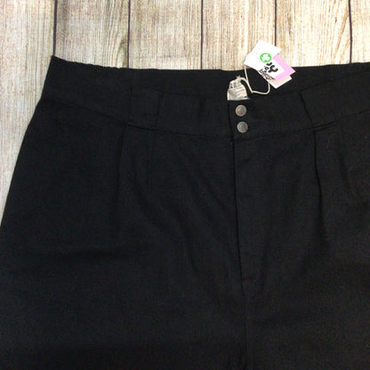 BNWT Lucy & Yak Black Addison Tapered Twill Trousers Size W46R