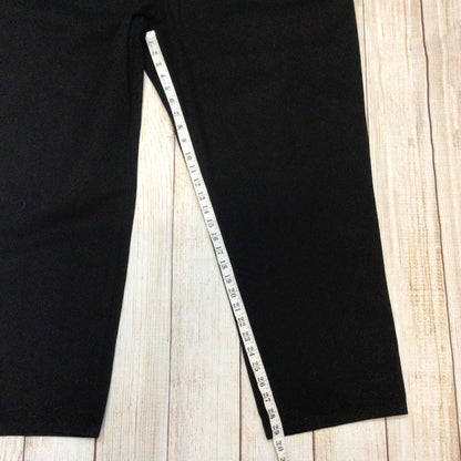 BNWT Lucy & Yak Black Addison Tapered Twill Trousers Size W46R