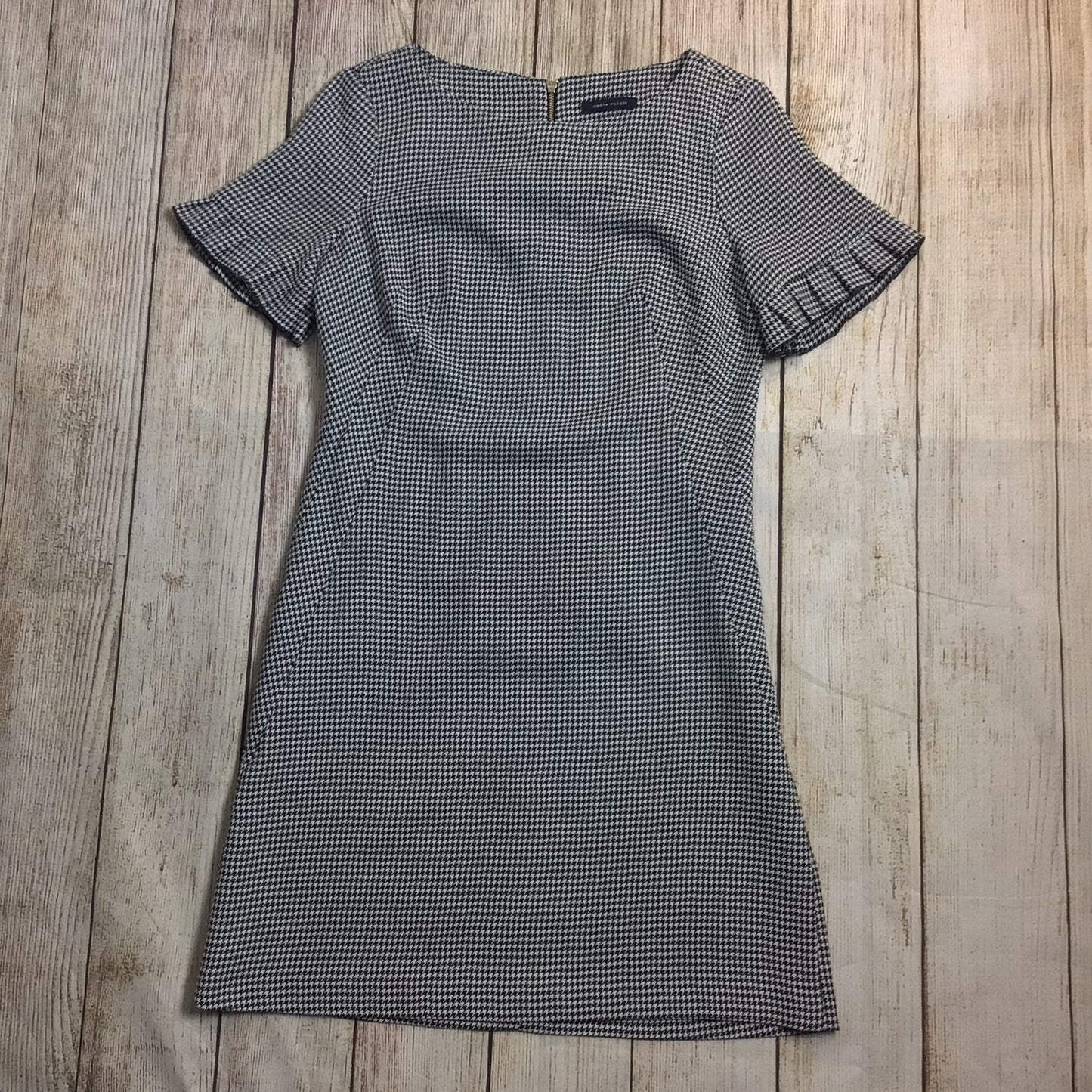 Tommy Hilfiger Black & White Dogtooth Dress Size S/M (approx.)