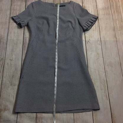 Tommy Hilfiger Black & White Dogtooth Dress Size S/M (approx.)