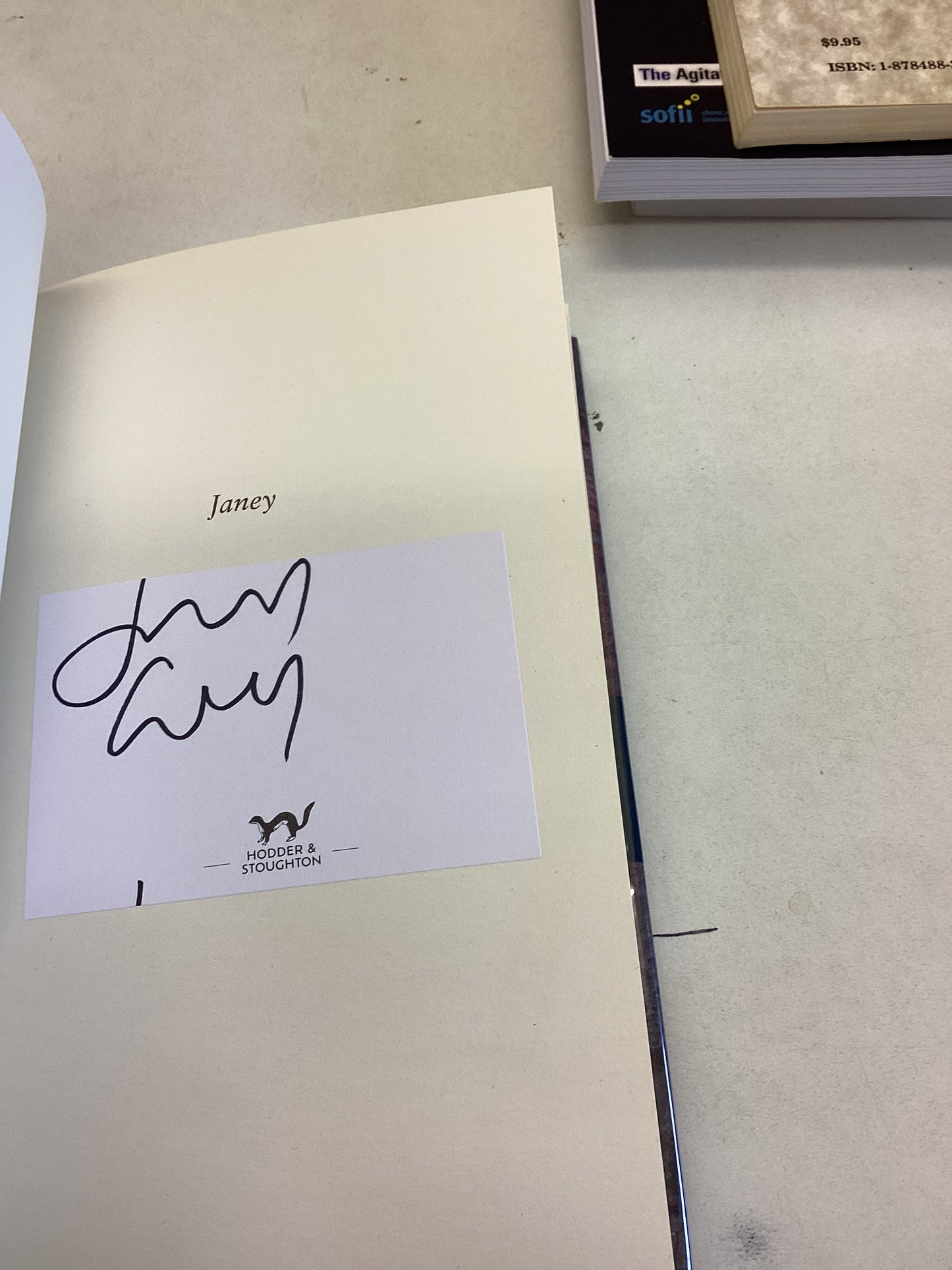 The Woman That Won't Shut Up Jeney Janey Godley Signed