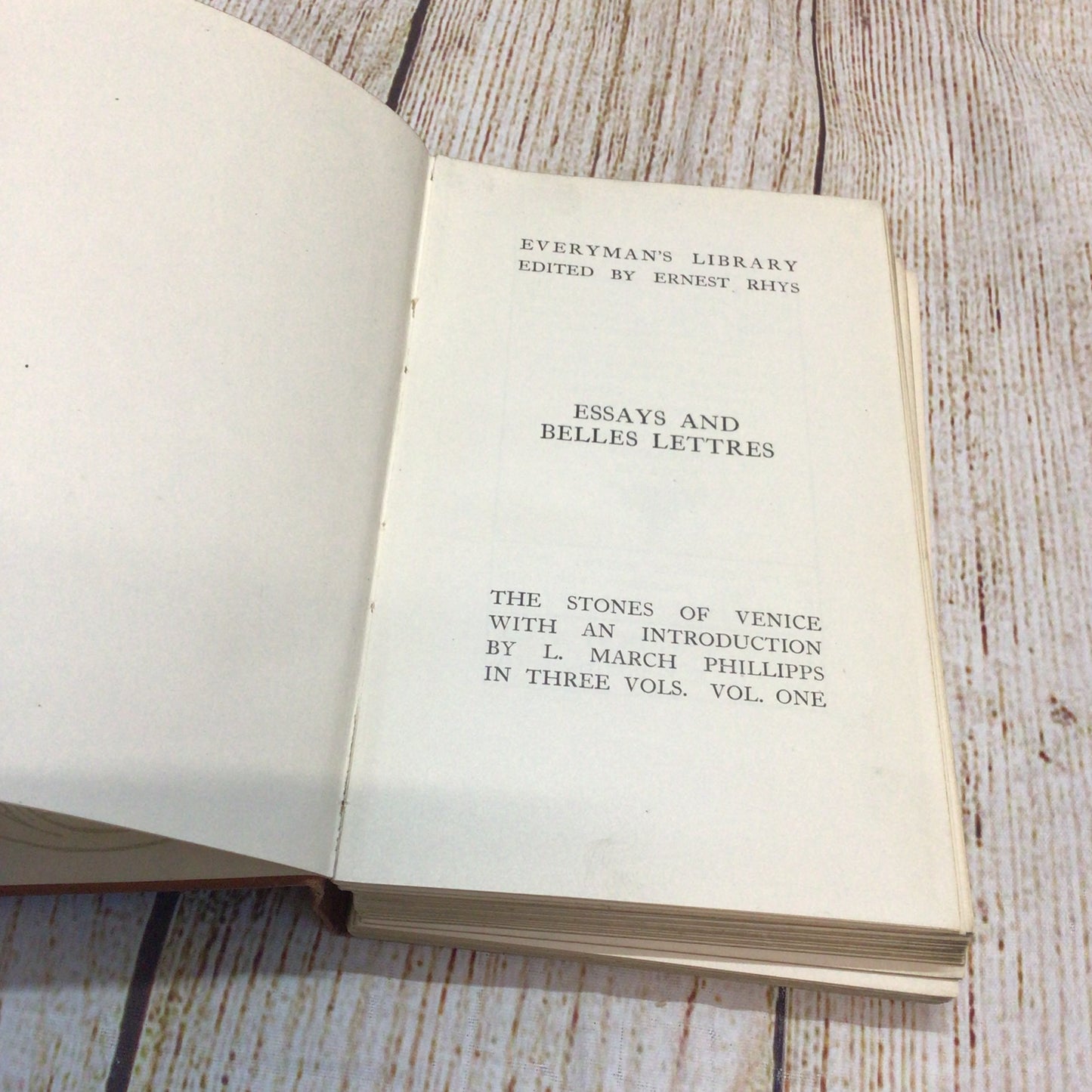 The Stones of Venice Vol. 1-3 The Foundations, Sea Stories, The Fall (Everyman's Library)