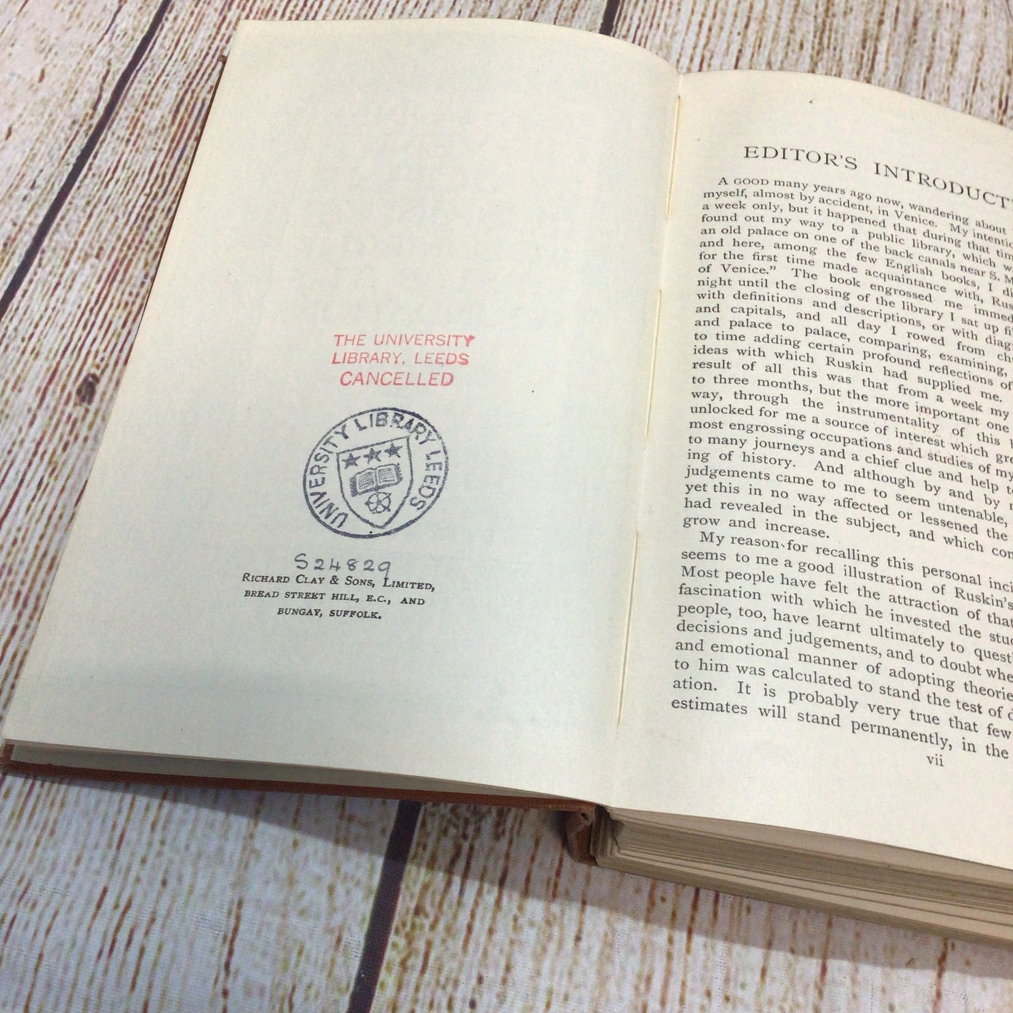The Stones of Venice Vol. 1-3 The Foundations, Sea Stories, The Fall (Everyman's Library)