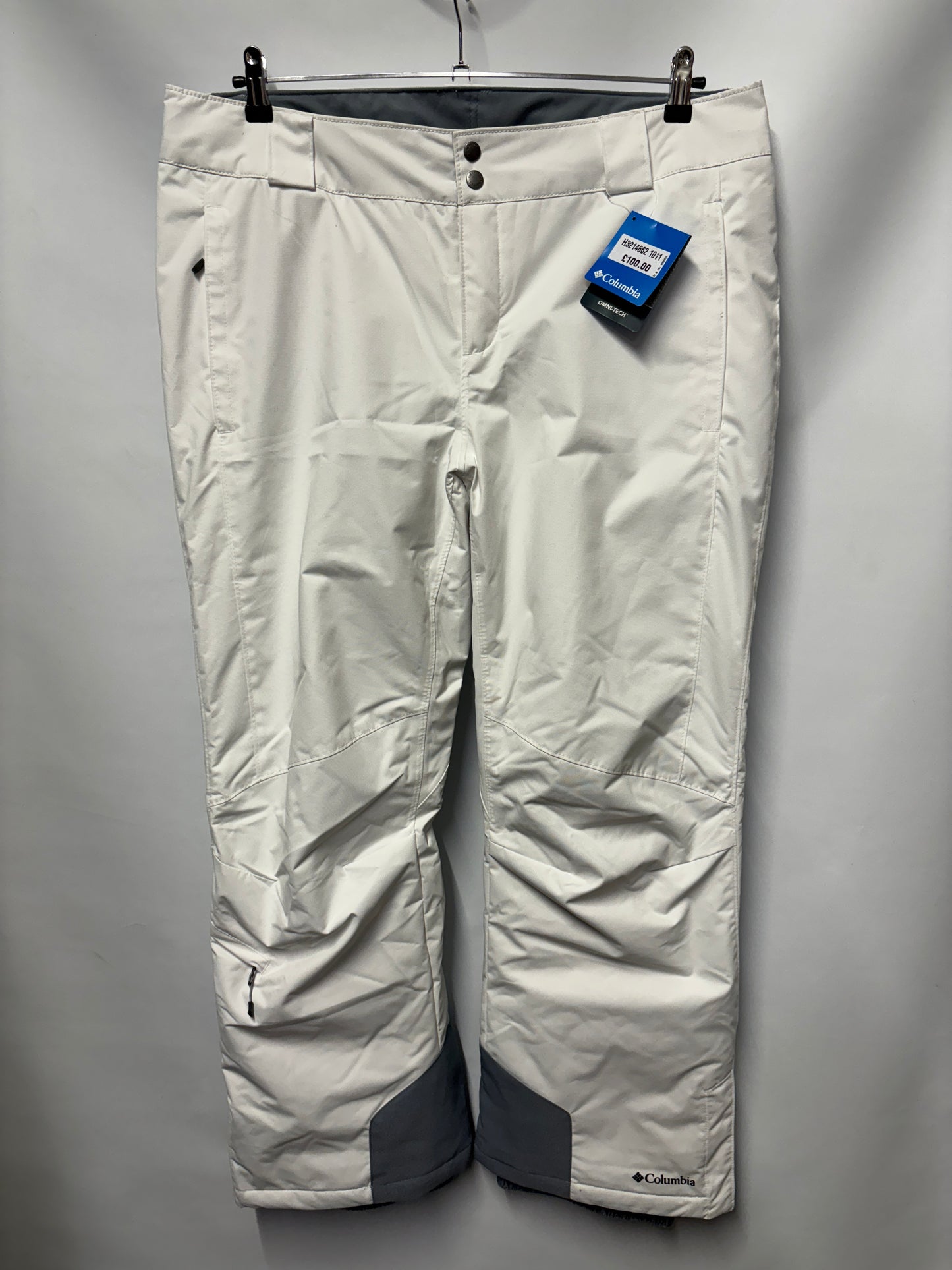 Columbia White Insulated Bugaboo OH Ski Pant XL BNWT