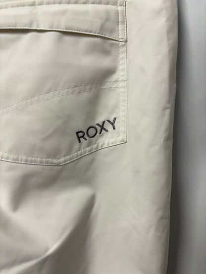 Roxy White Insulated Backyard Salopette Pant XL BNWT