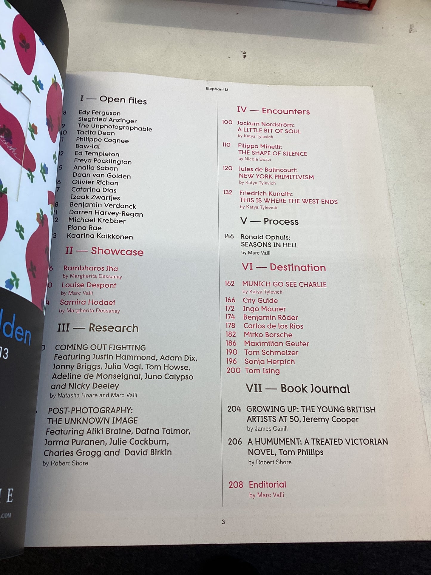 Elephant Issue 13 Winter 2012/2013 The Art & Visual Culture Magazine Ronals Ophuis Jules De Balincourt Friedrich Kunath Munich