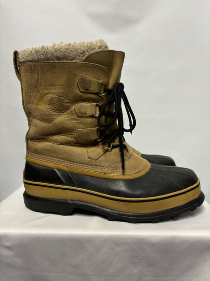 Sorel Beige Caribou Snow Boots 10