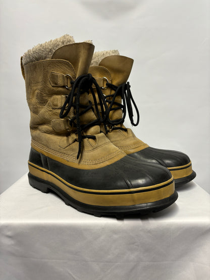 Sorel Beige Caribou Snow Boots 10