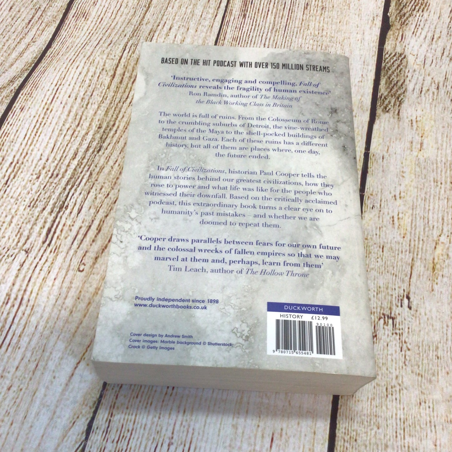 Fall of Civilizations: Stories of Greatness & Decline by Paul Cooper (Signed Paperback)