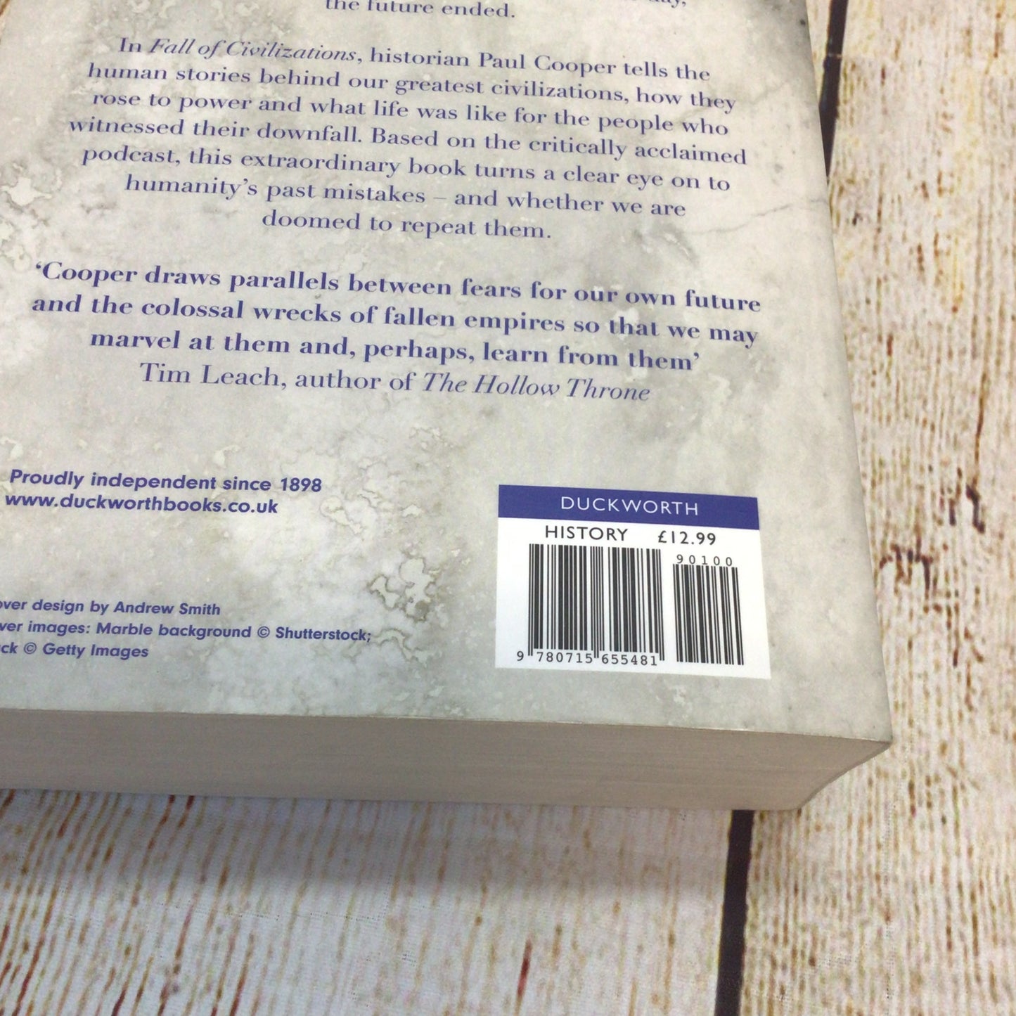 Fall of Civilizations: Stories of Greatness & Decline by Paul Cooper (Signed Paperback)