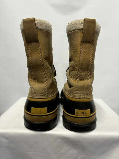 Sorel Beige Caribou Snow Boots 10