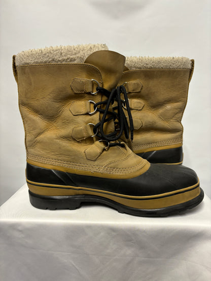 Sorel Beige Caribou Snow Boots 10