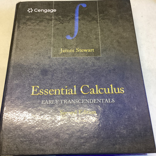 Essential Calculus Early Transcendentals Second Edition James Stewart
