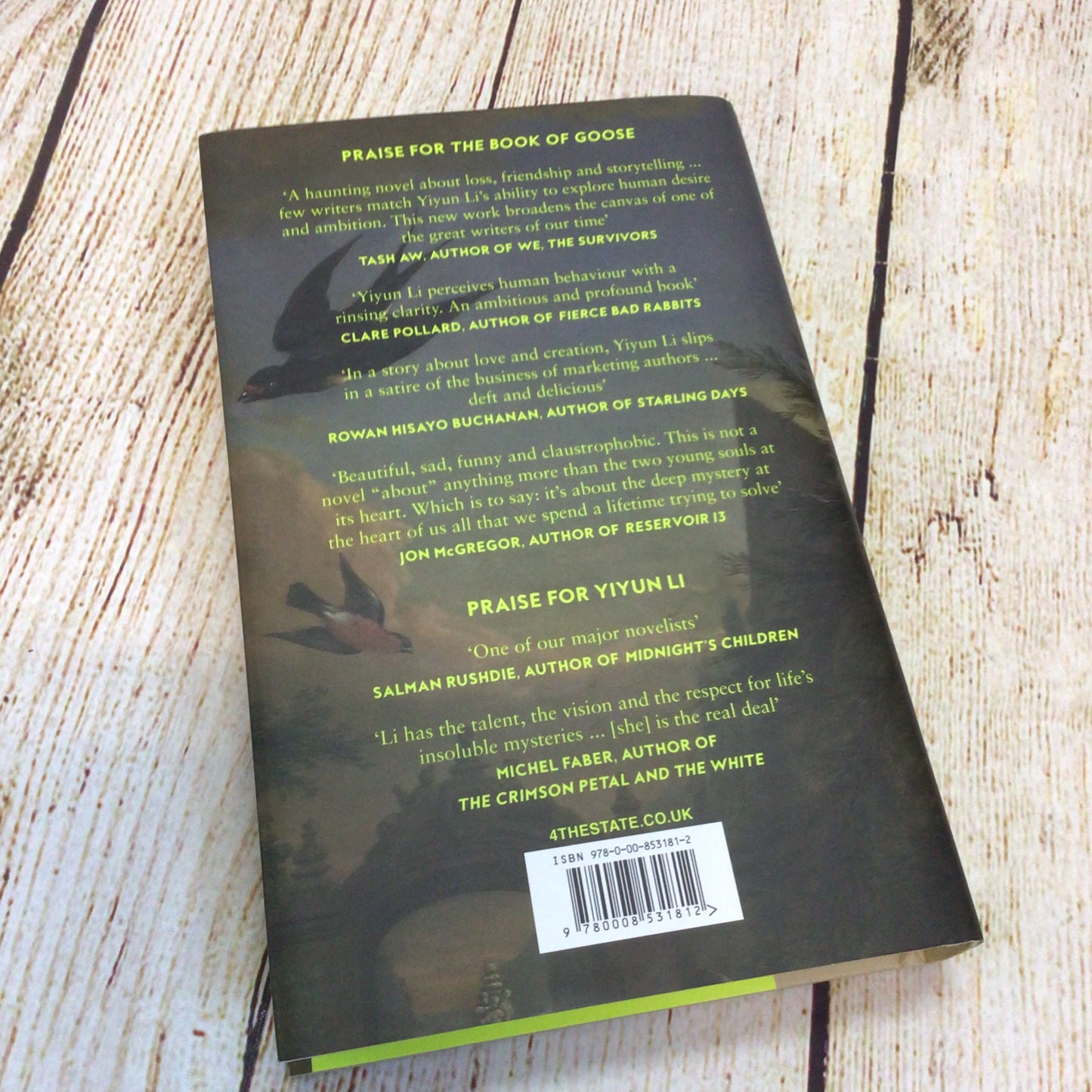 The Book of Goose by Yiyun Li (2022) Signed