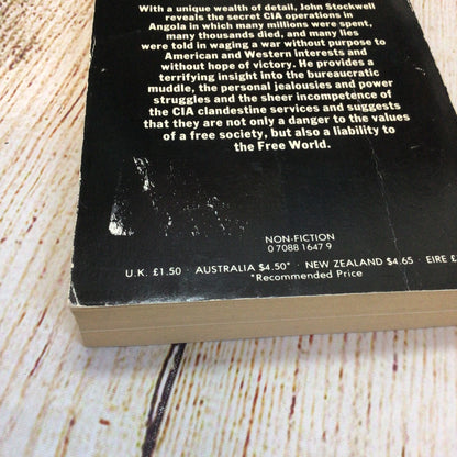 In Search of Enemies: A CIA Story by John Stockwell (1979) 0708816479