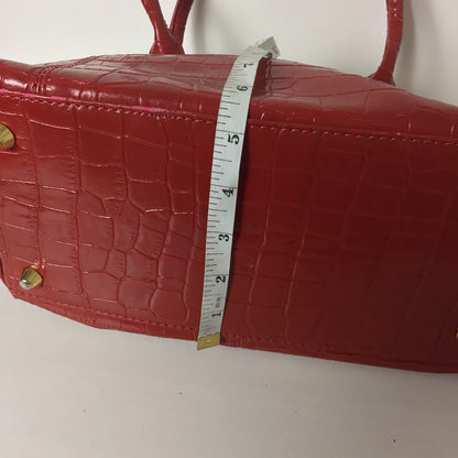 Osprey Red Moc Croc Shoulder Bag