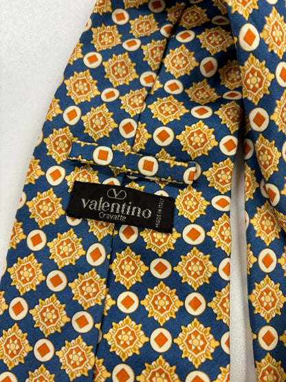 Valentino & Paul Smith Multicoloured Silk Vintage Neck Tie Set of Two