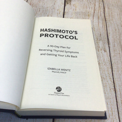 Hashimoto’s Protocol: 90-Day Plan for Reversing Thyroid Symptoms by Izabella Wentz (2017)
