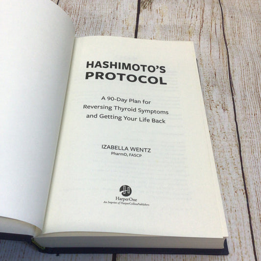 Hashimoto’s Protocol: 90-Day Plan for Reversing Thyroid Symptoms by Izabella Wentz (2017)