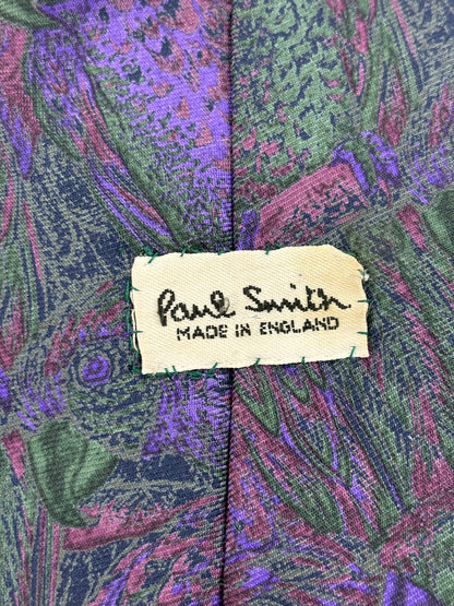 Valentino & Paul Smith Multicoloured Silk Vintage Neck Tie Set of Two