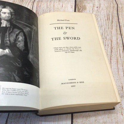The Pen & the Sword by Michael Foot (1957, MacGibbon & Kee) Signed
