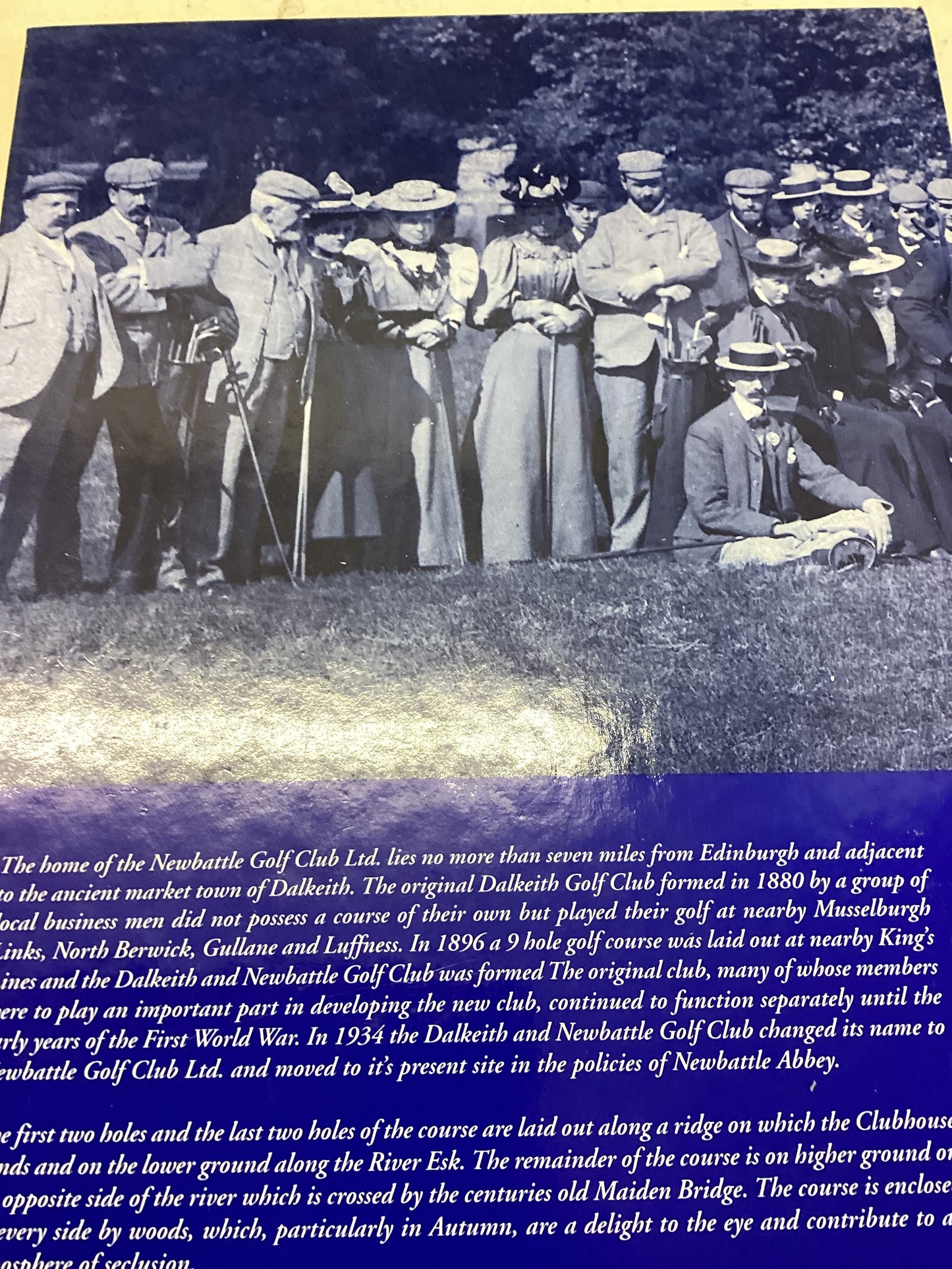 Newbattle Golf Club ltd. Centenary Year 1996