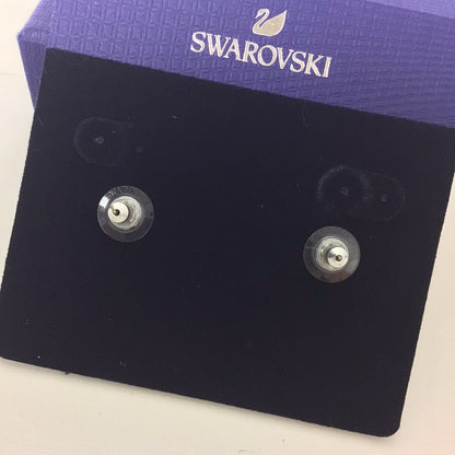 Swarovski White Square Studs Earrings