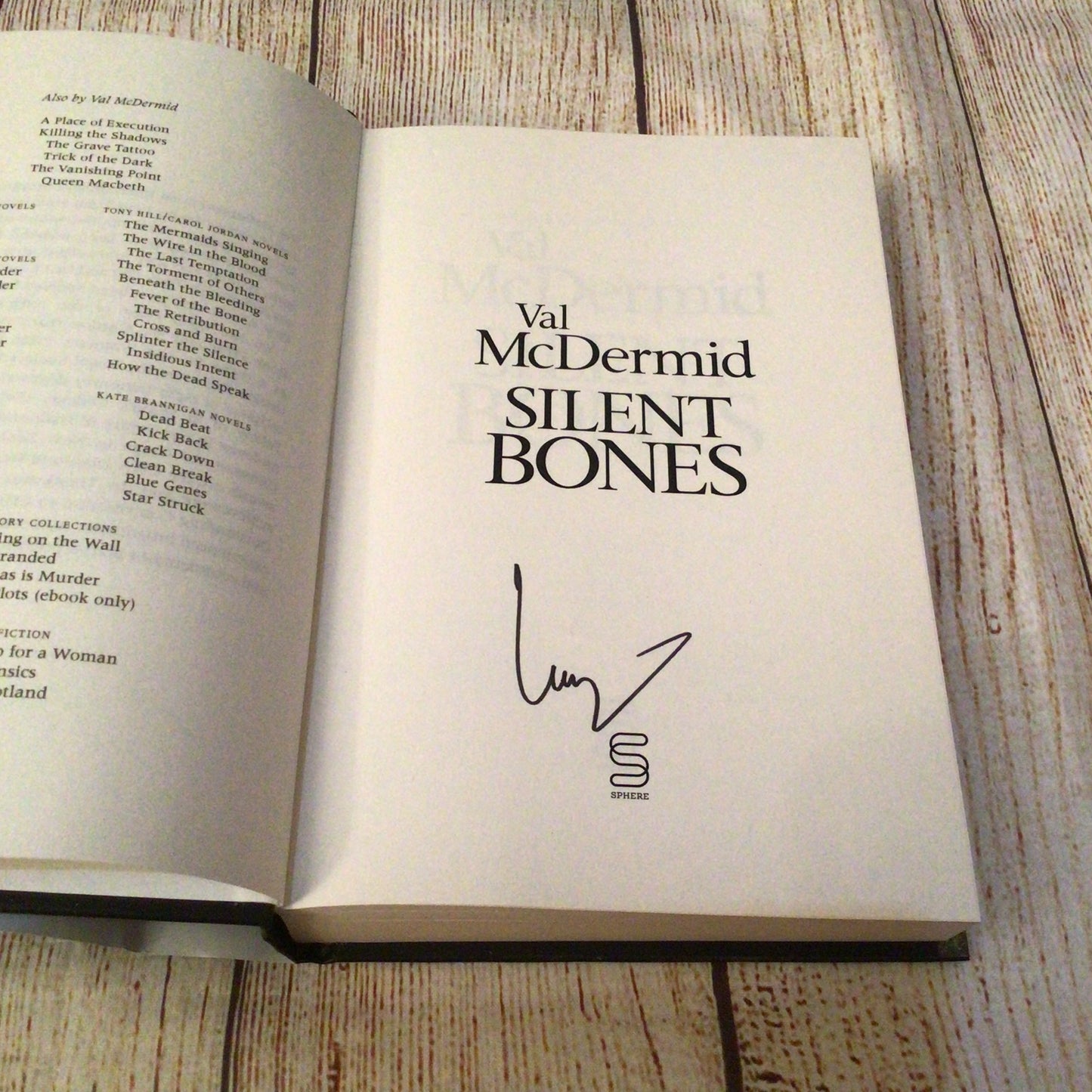 Silent Bones by Val McDermid (2025) Signed