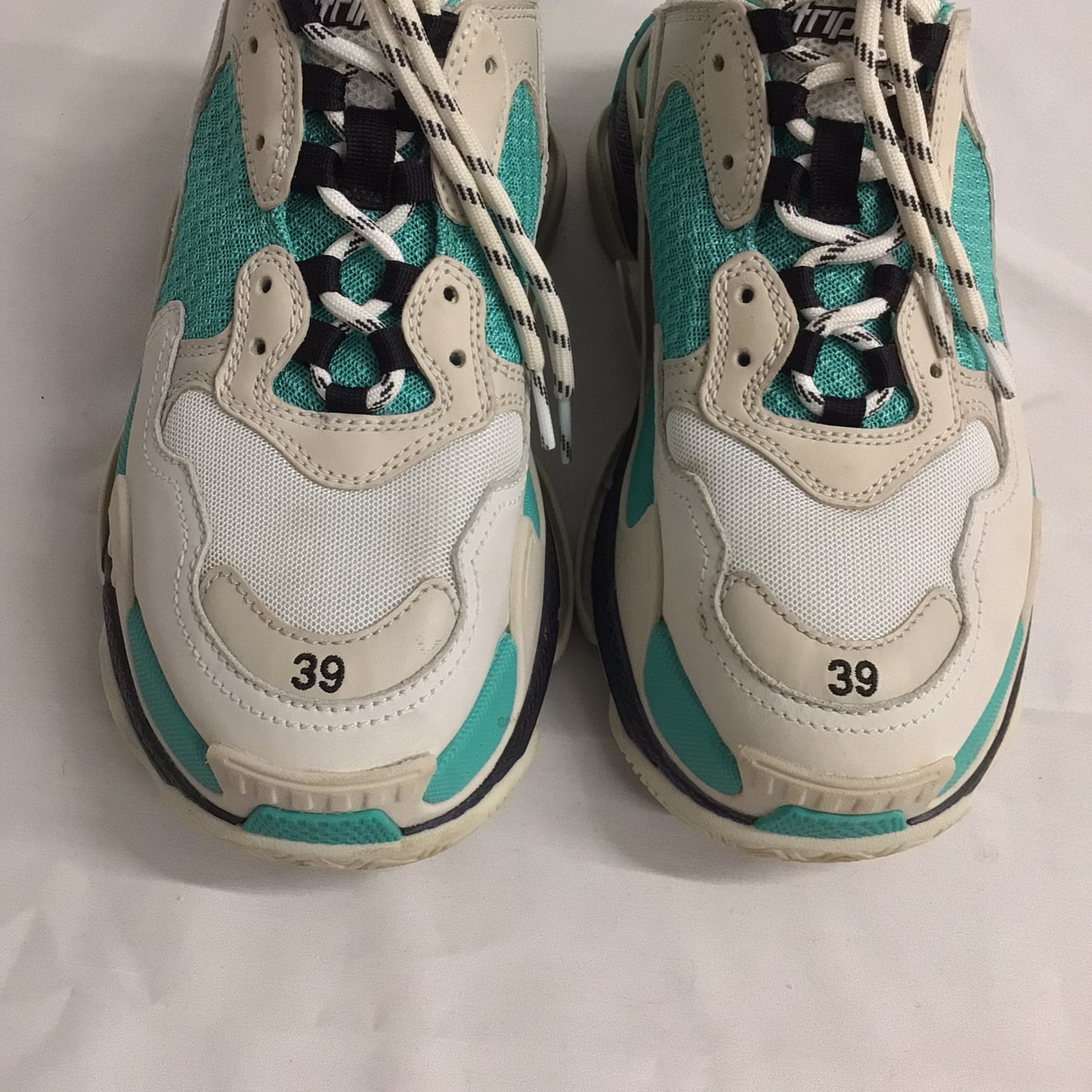 Balenciaga Triple S '524039' Turquoise/Grey Colourway Size 6 UK 39 EU