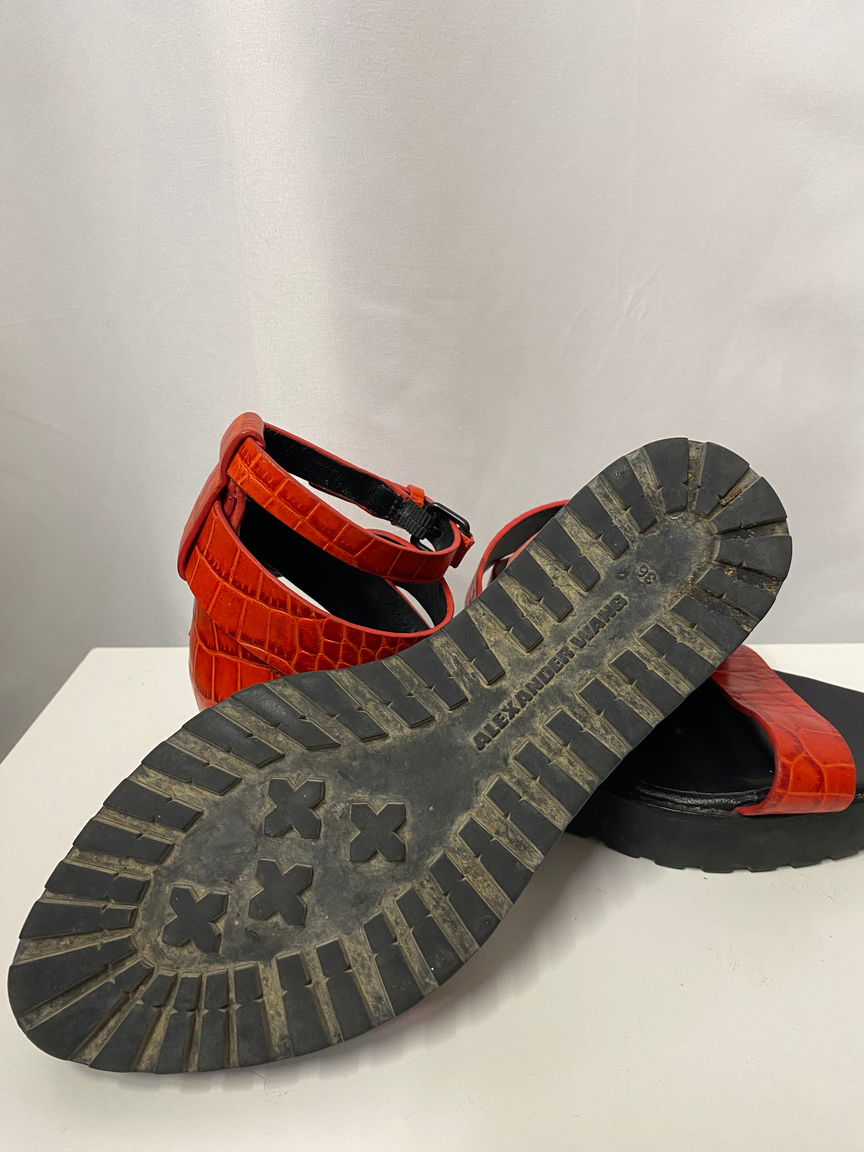 Alexander wang strappy sandals hot sale