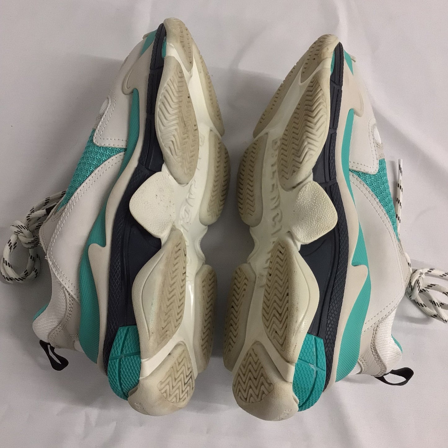 Balenciaga Triple S '524039' Turquoise/Grey Colourway Size 6 UK 39 EU