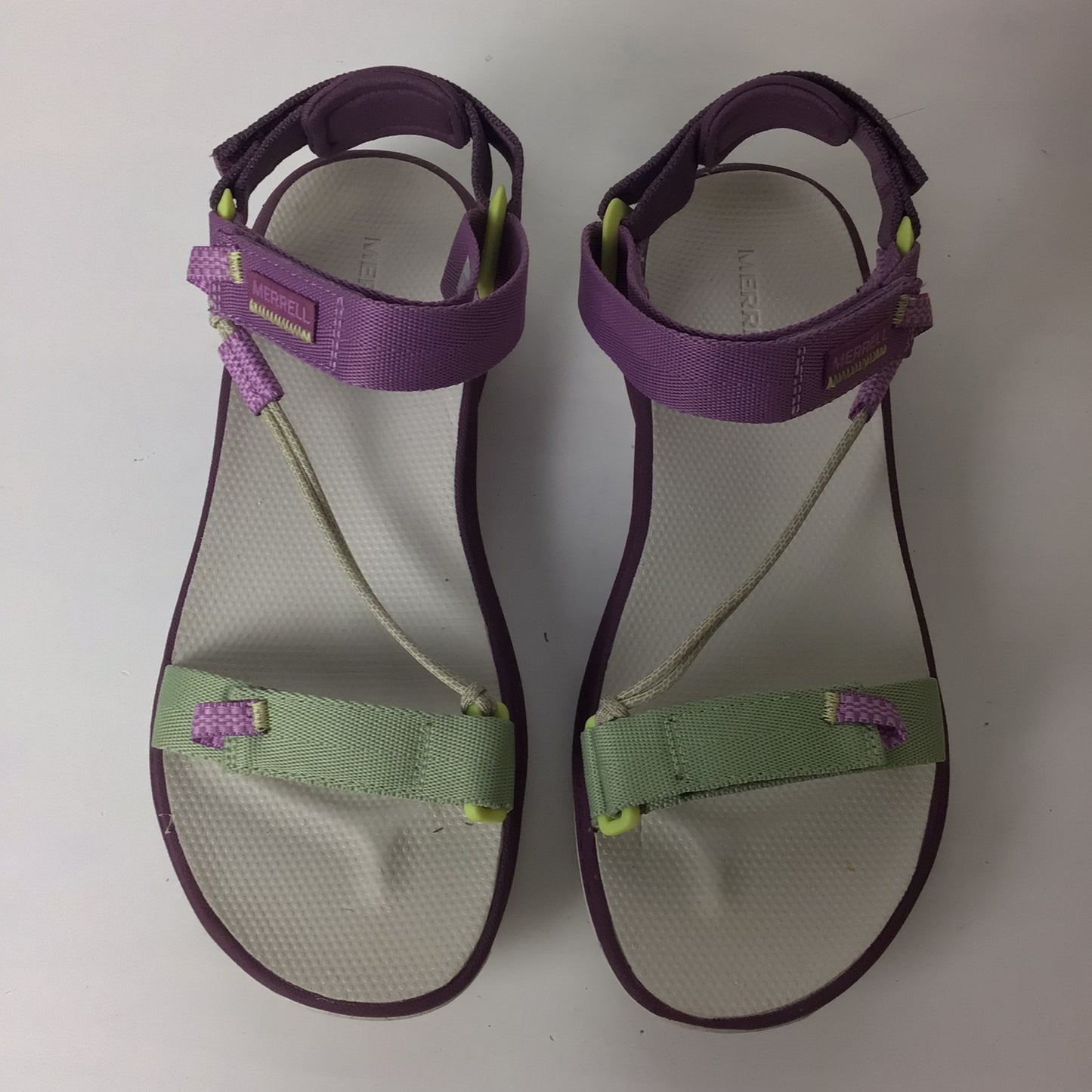 Merrell Mauve & Green Bravada 2 Strap Walking Sandals Size 6 UK