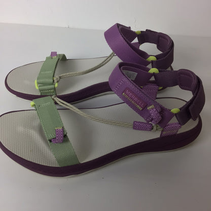 Merrell Mauve & Green Bravada 2 Strap Walking Sandals Size 6 UK