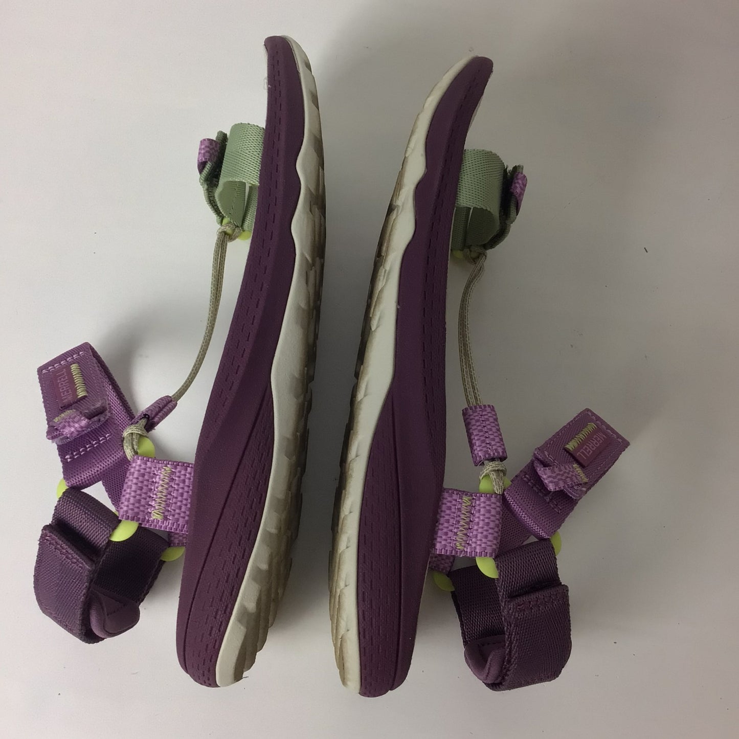 Merrell Mauve & Green Bravada 2 Strap Walking Sandals Size 6 UK