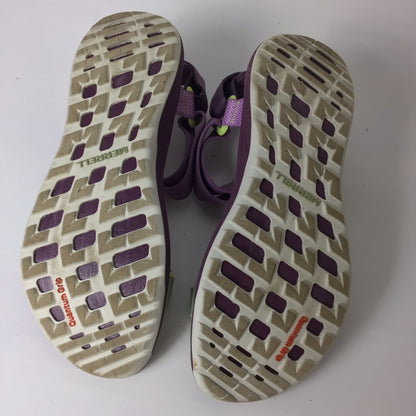 Merrell Mauve & Green Bravada 2 Strap Walking Sandals Size 6 UK