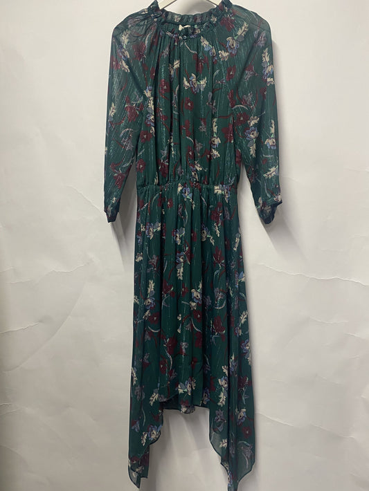 Hush Green Floral Print Long Sleeve Dress 10