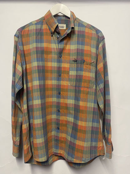 Missoni Sport Multicolour Faded Chequered Shirt Small