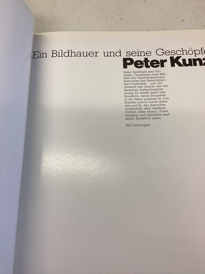 Peter Kunz Ein Bildhauer Und Seine Geschopfe