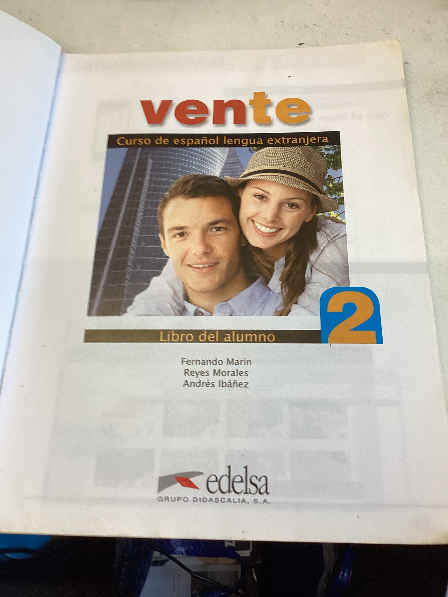 Vente 2 Libro Del Alumno Curso de Espanol Lengua Extranjera