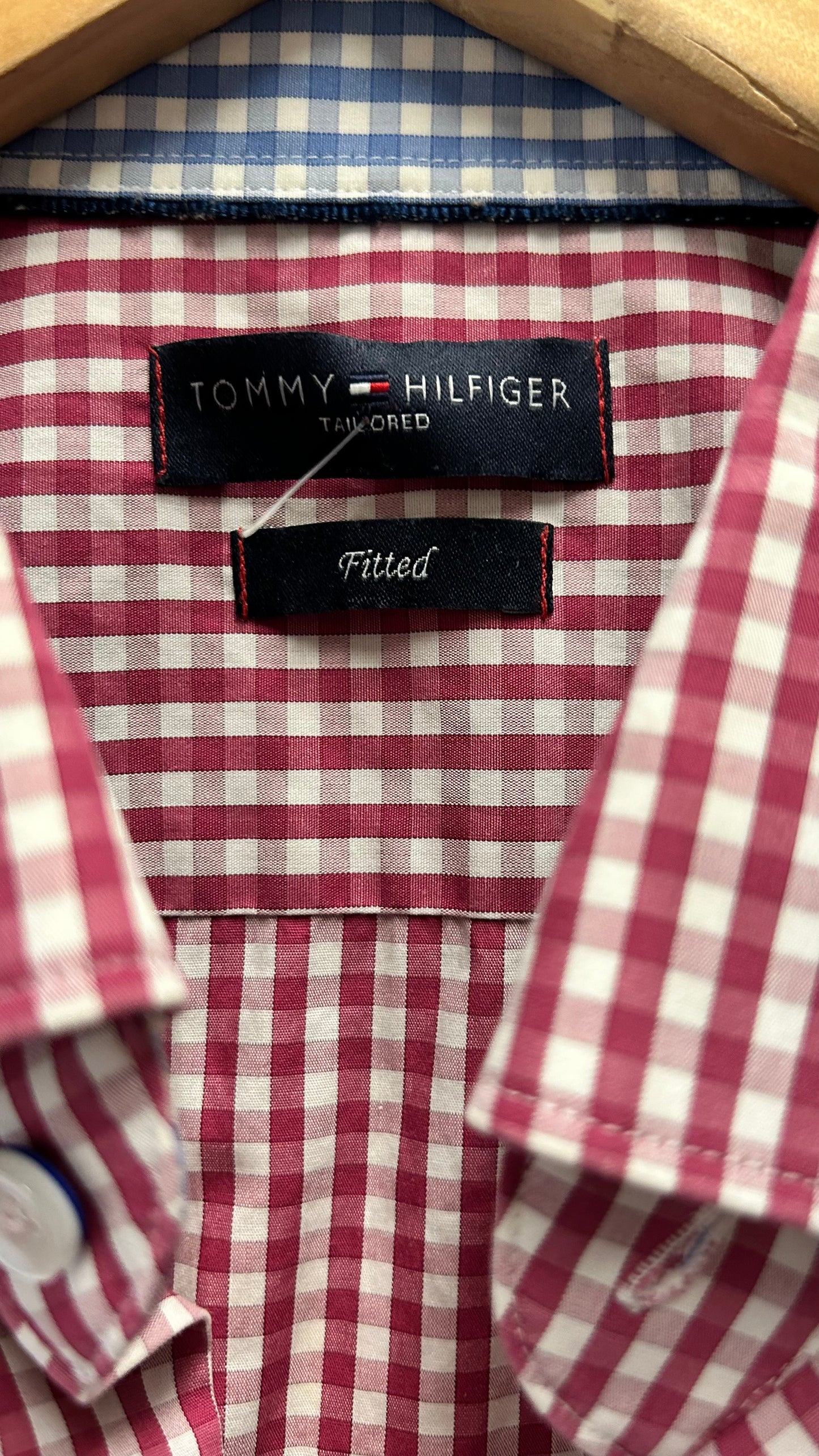 Tommy Hilfiger Red Check Shirt 40 chest