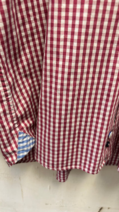 Tommy Hilfiger Red Check Shirt 40 chest