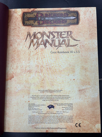 Dungeons & Dragons Monster Manual Core Rulebook III 3.5e 2012 P80