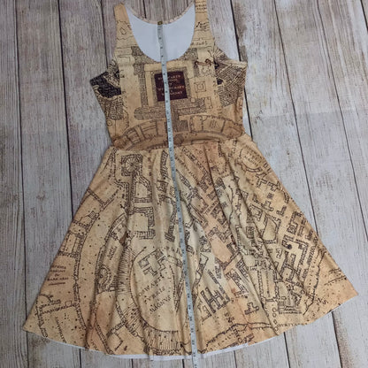 Black Milk Harry Potter Marauder's Map Dress Size L