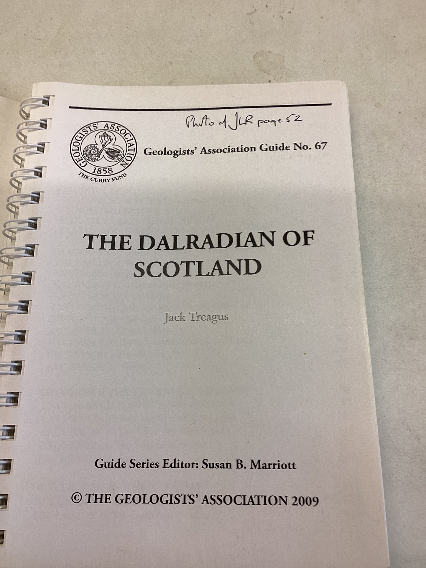 The Dalradian of Scotland Jack Treagus Geologists  Association Guide 67