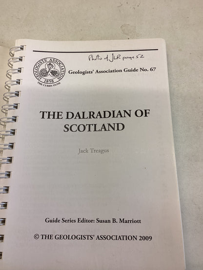 The Dalradian of Scotland Jack Treagus Geologists  Association Guide 67