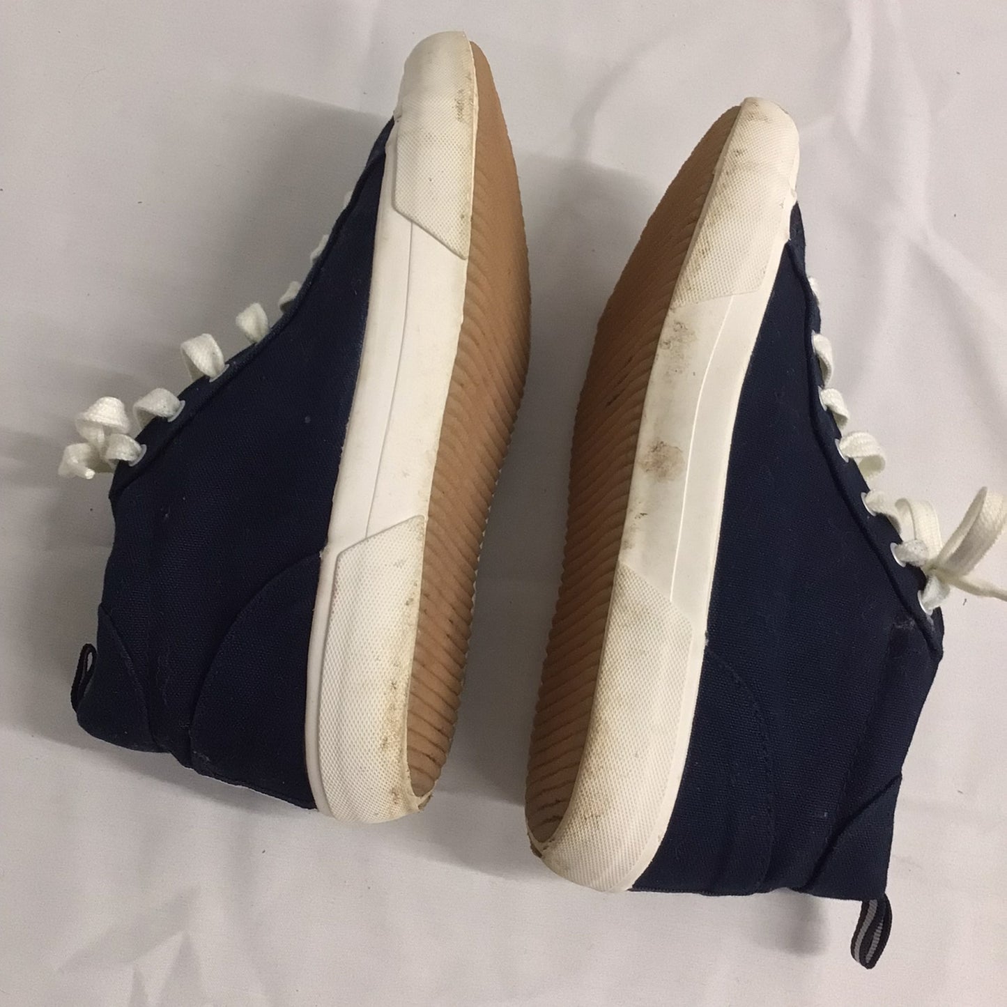 Joules Blue Coast Pump Mid Ankle Canvas Trainers Size 5 UK (38 EU)