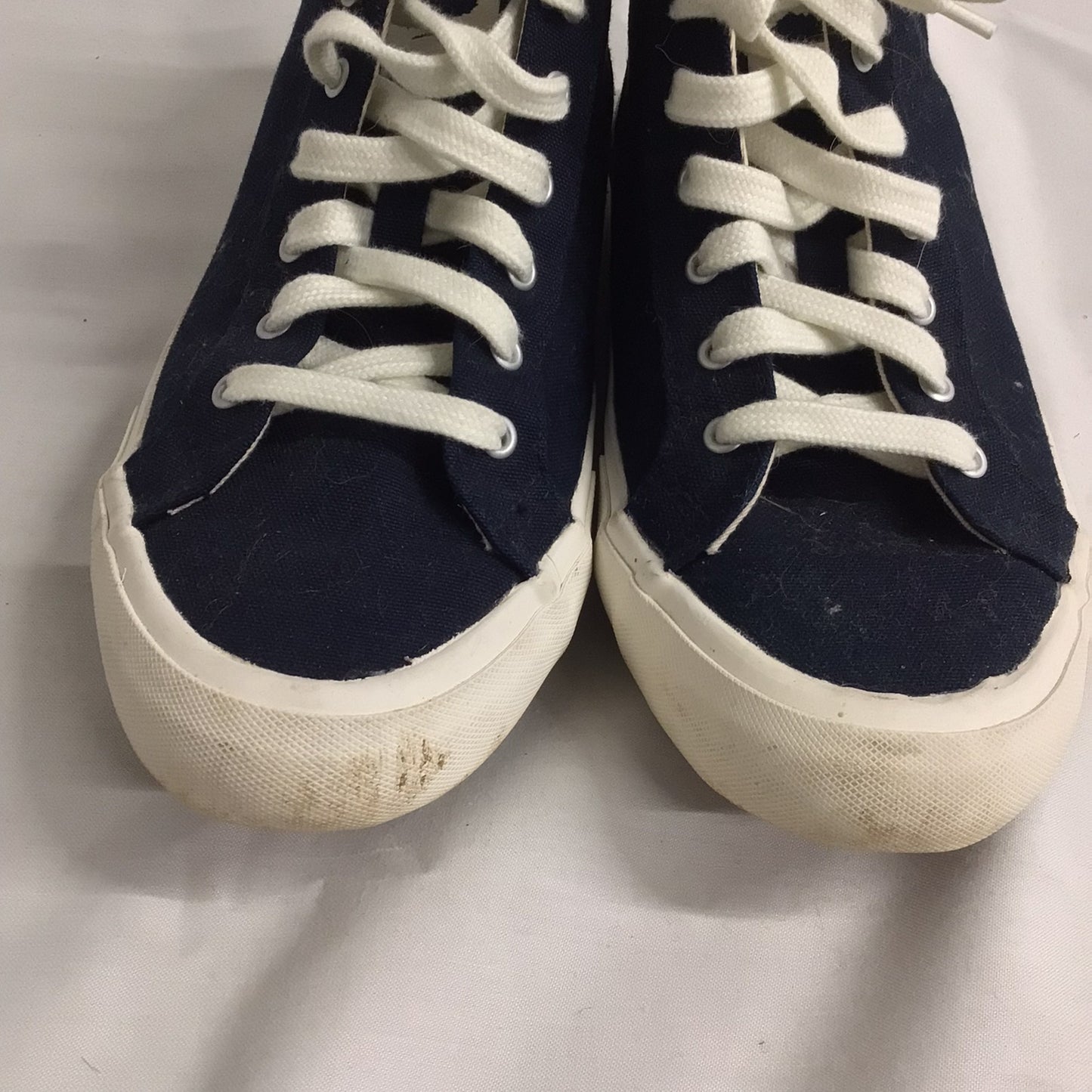 Joules Blue Coast Pump Mid Ankle Canvas Trainers Size 5 UK (38 EU)