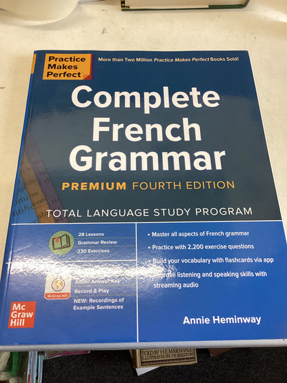 Complete French Grammar Premium Fourth Edition Total Language Study Program