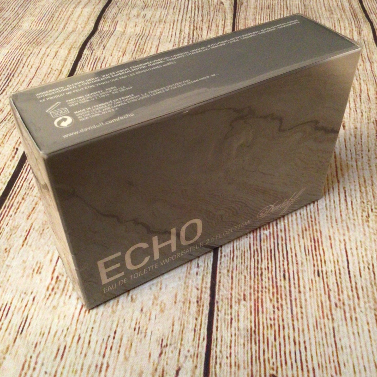 Davidoff Echo Eau de Toilette 75ml, New Sealed Box